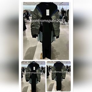 Zara mixed nylon midi dress